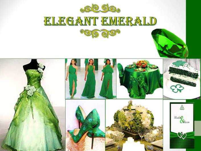 elegant emerald green