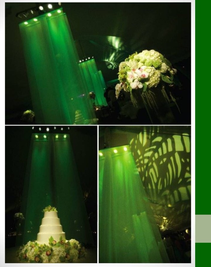 emerald green decor lights
